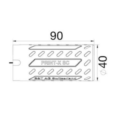 B&T Print-X RBS Silencieux 90 x D40