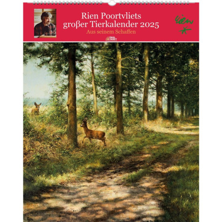 Rien Poortvliets grosser Tierkalender 2025