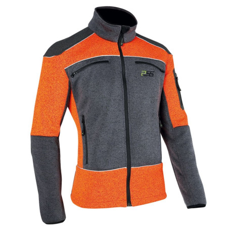 PSS X-treme Arctic Faserstrickjacke grau