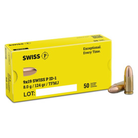 SWISS P 9x19 ID-1 TFMJ Sintox 8 g 124 gr