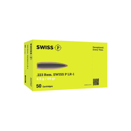 SWISS P .223 Rem DS-1 FMJ 3.6 g 55 gr