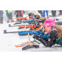 Ecoaims Biathlon Rifle Set mit Füssen