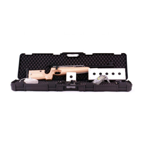 Ecoaims Biathlon Rifle Set Holz mit Füssen