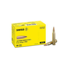 SWISS P .223 Rem DS-1 FMJ 4.1 g 63 gr