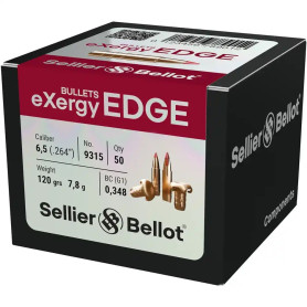 S&B .264 (6.5 mm) eXergy EDGE  7.8 g 120 gr