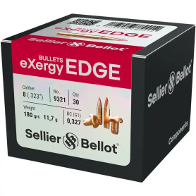 S&B .323 (8 mm) eXergy EDGE  11.7 g 180 gr