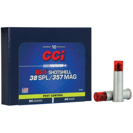 CCI Big 4 Shotshell .38 Spec/.357 Mag Nr. 4 84 gr 5.44 g