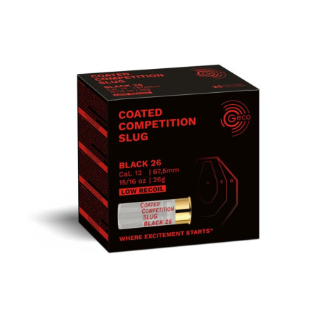 Geco Coated Competition Slug black 26 g 12/67.5